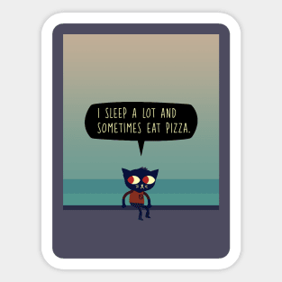 Night In The Woods Mae Sticker